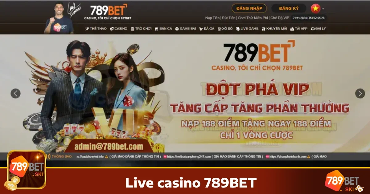 LIVE CASINO 4 Ưu đãi hấp dẫn tại Live Casino 789BET