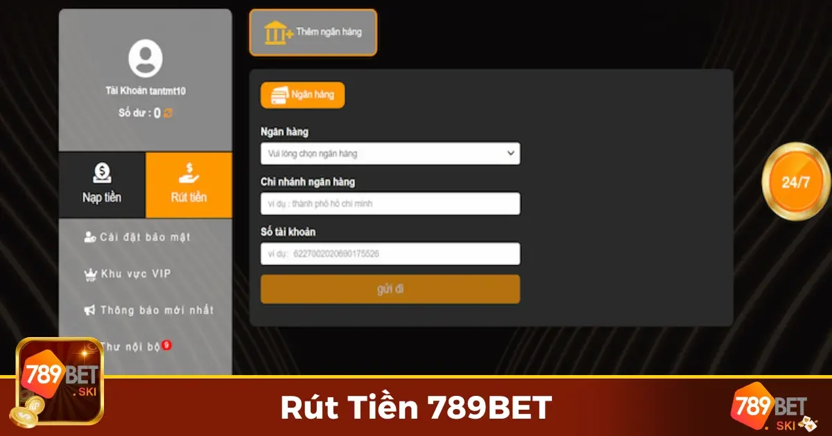 Rút Tiền 789BET - Nhận Thưởng Nhanh Chóng Và Minh Bạch 2 Điều kiện cần thiết để thực hiện giao dịch rút tiền thành công